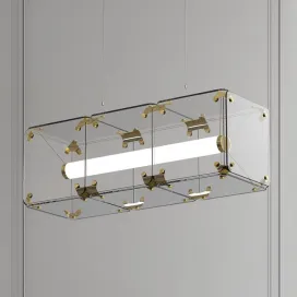 Pendant lights hyperqube by felix monza